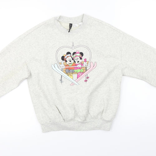 H&M Womens Grey   Pullover Jumper Size XS