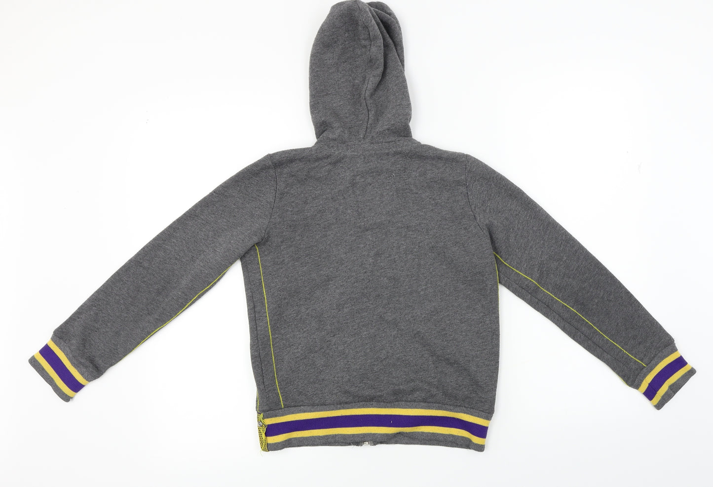 timless legend Boys Grey   Full Zip Hoodie Size 8 Years