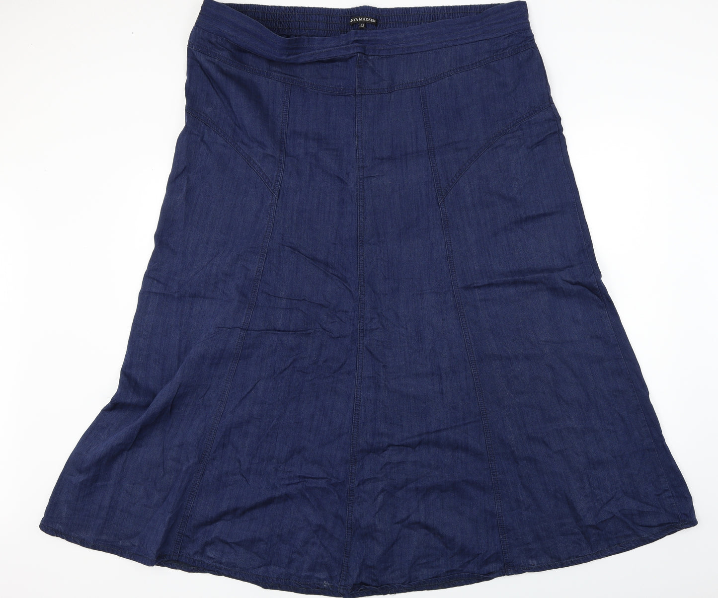 Anya Madsen  Womens Blue   A-Line Skirt Size 22