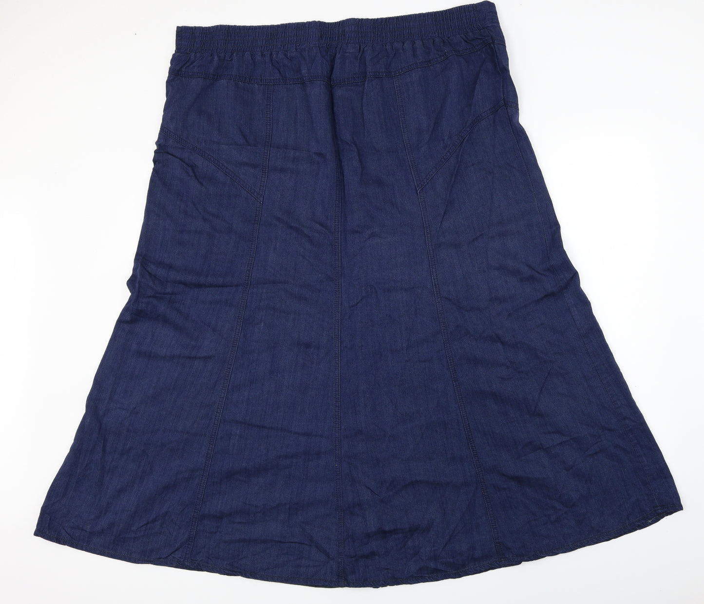 Anya Madsen  Womens Blue   A-Line Skirt Size 22