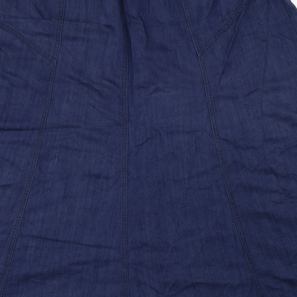 Anya Madsen  Womens Blue   A-Line Skirt Size 22