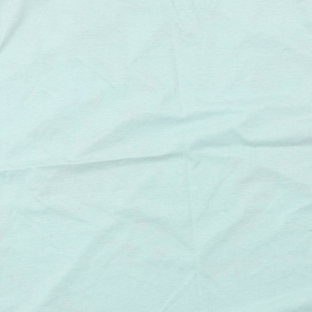 Bonmarché  Womens Green Floral  Basic T-Shirt Size 18