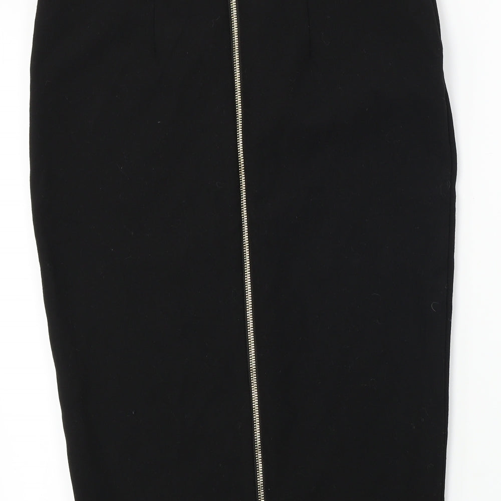 River Island  Womens Black   A-Line Skirt Size 8
