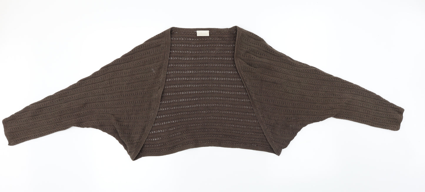 For Woman   Womens Brown   Cardigan Jumper Size 10
