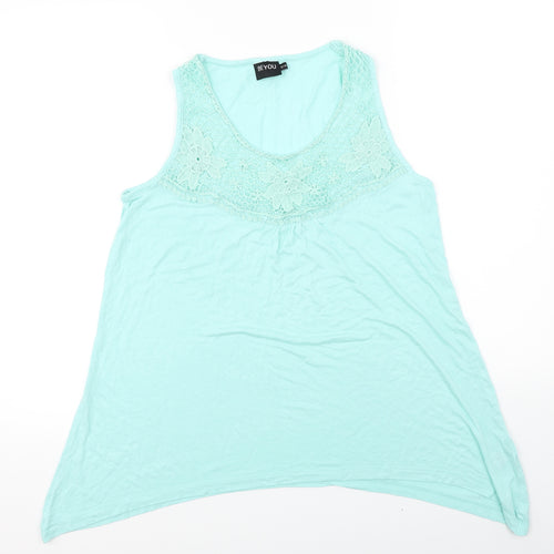 be you Womens Green   Basic Blouse Size 14
