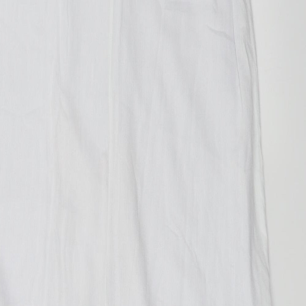 Tendency  Womens White Floral  A-Line  Size 16
