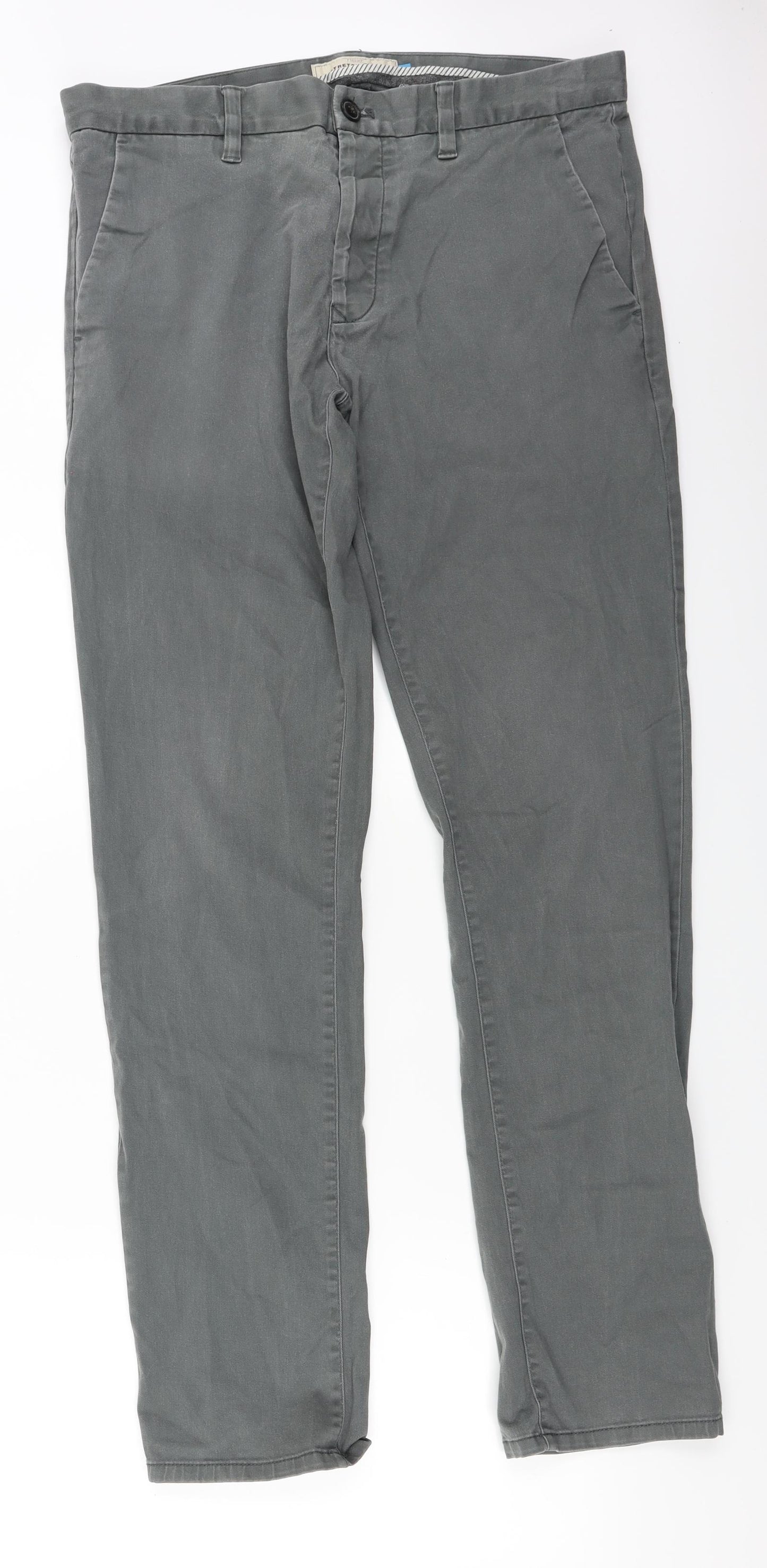 NEXT  Mens Grey   Chino Trousers Size 34 in L31 in