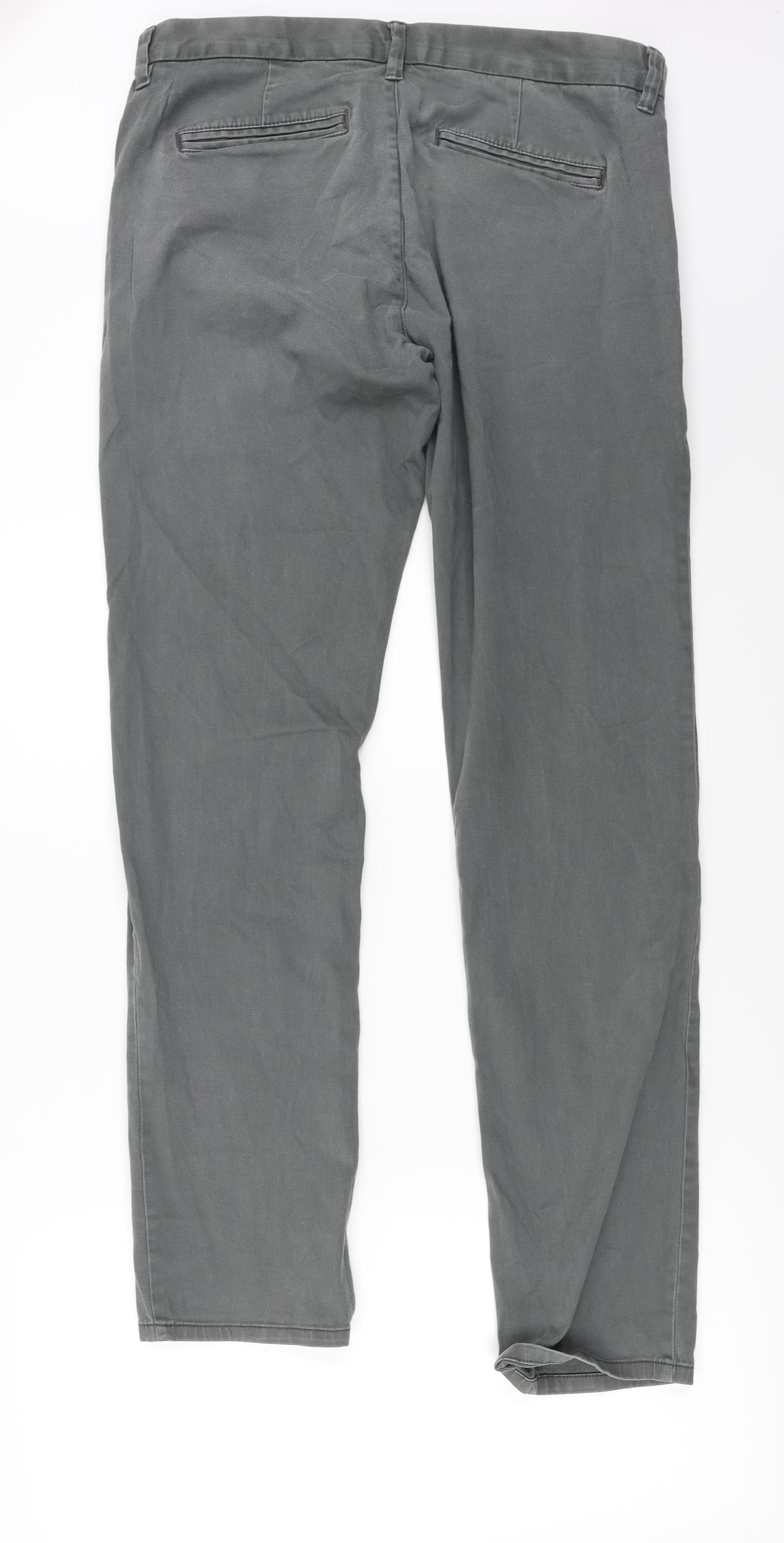 NEXT  Mens Grey   Chino Trousers Size 34 in L31 in