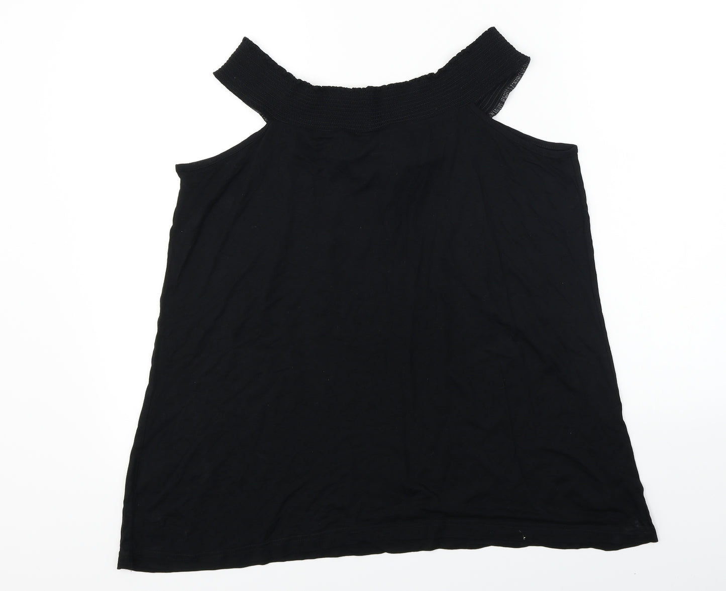 be you Womens Black   Basic T-Shirt Size 14