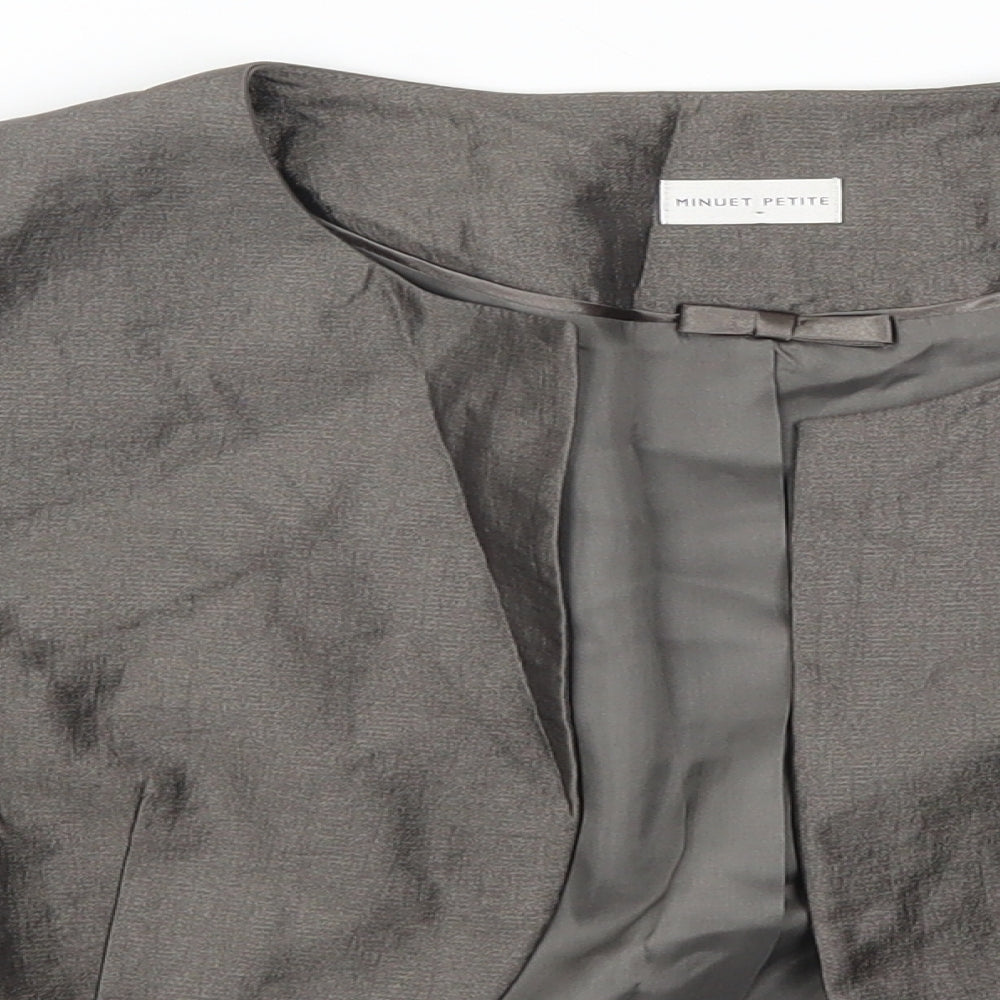 Minuet Womens Grey   Jacket  Size 16
