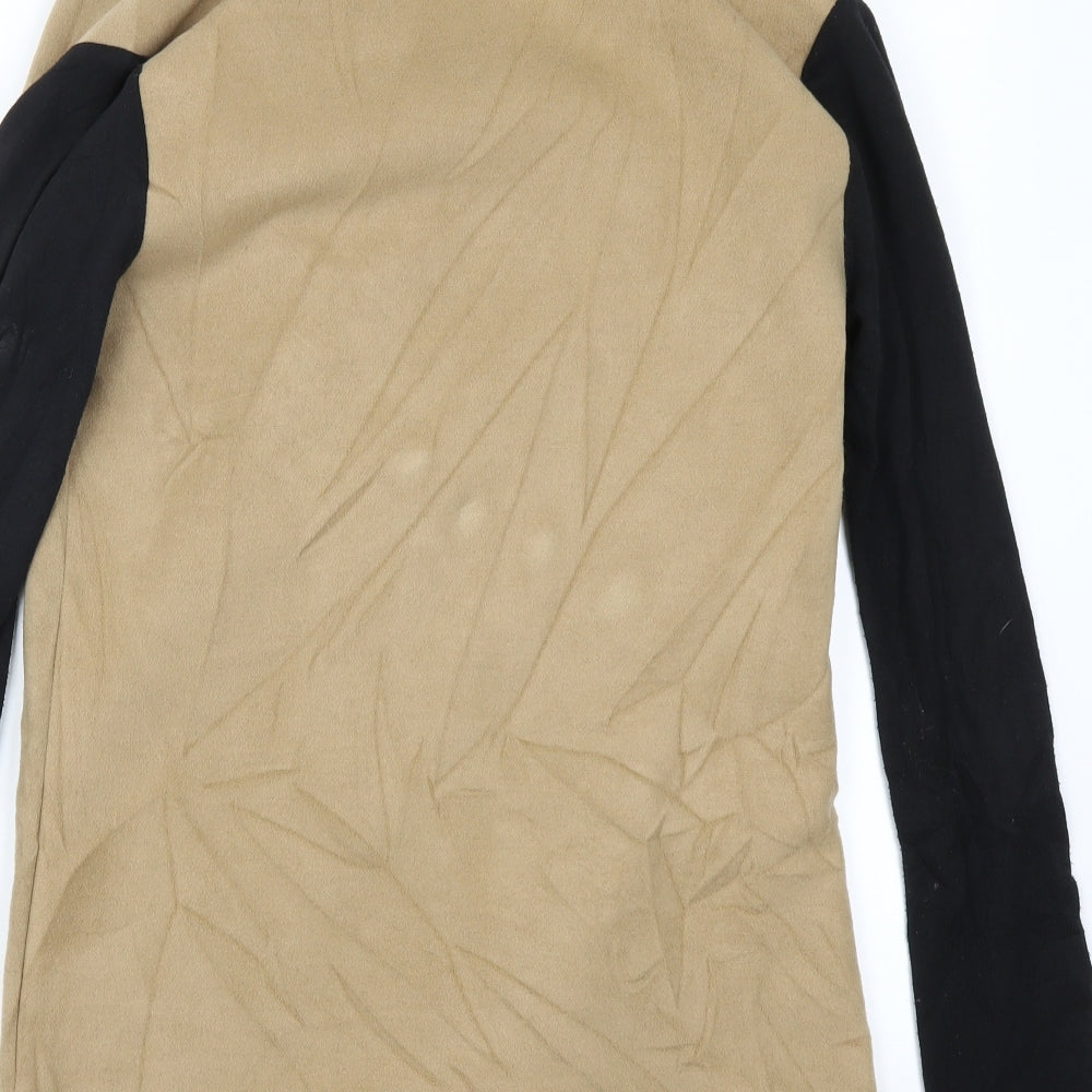 Izabel Womens Beige   Jacket Coatigan Size 8