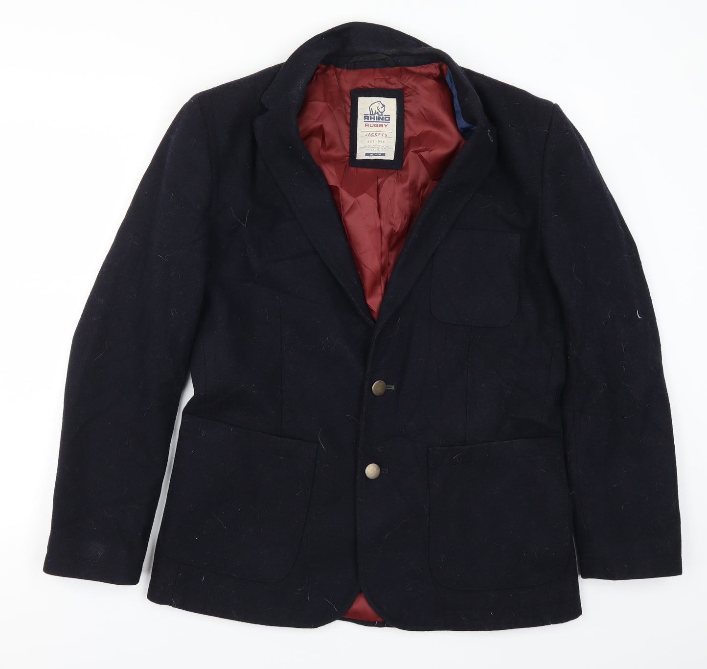 Rhino Mens Blue   Jacket Coat Size M