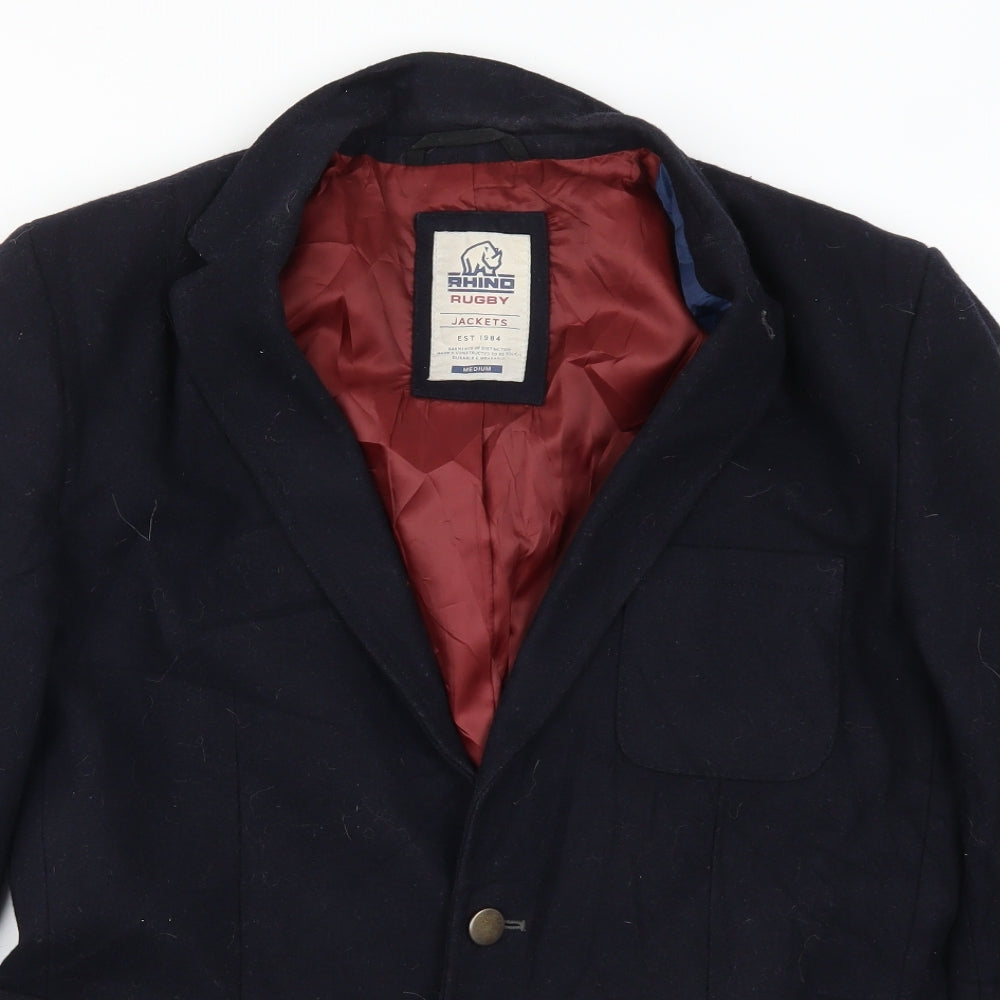 Rhino Mens Blue   Jacket Coat Size M