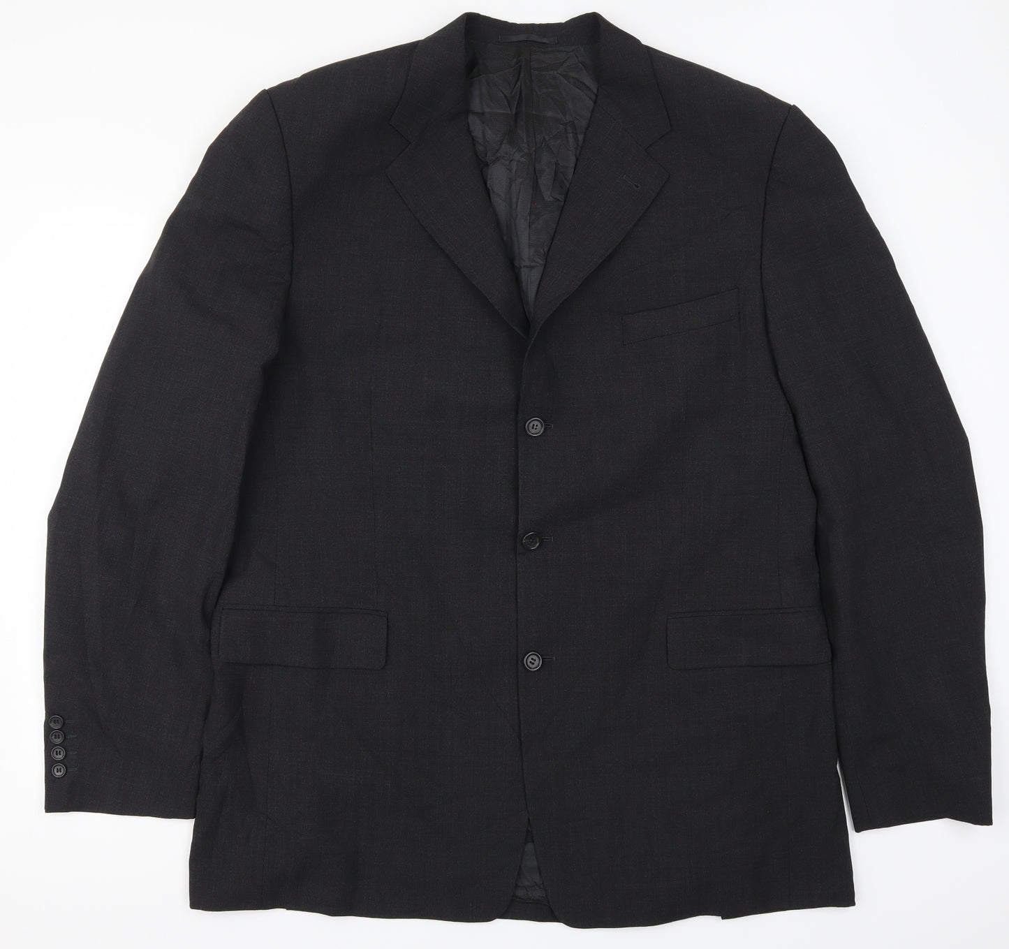 High and Mighty Mens Grey   Jacket Suit Jacket Size 48