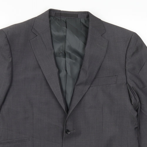 Marks and Spencer Mens Grey   Jacket Suit Jacket Size 38