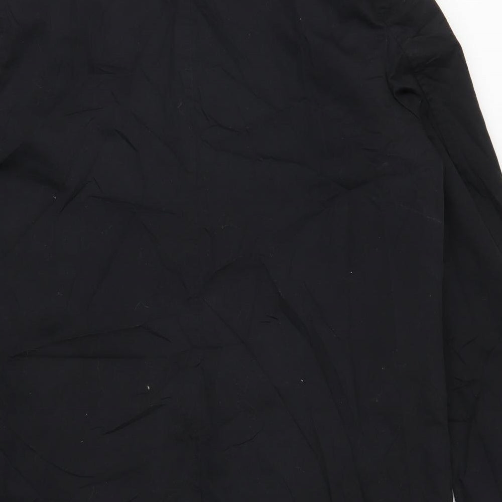 New Look Mens Black   Overcoat Coat Size M