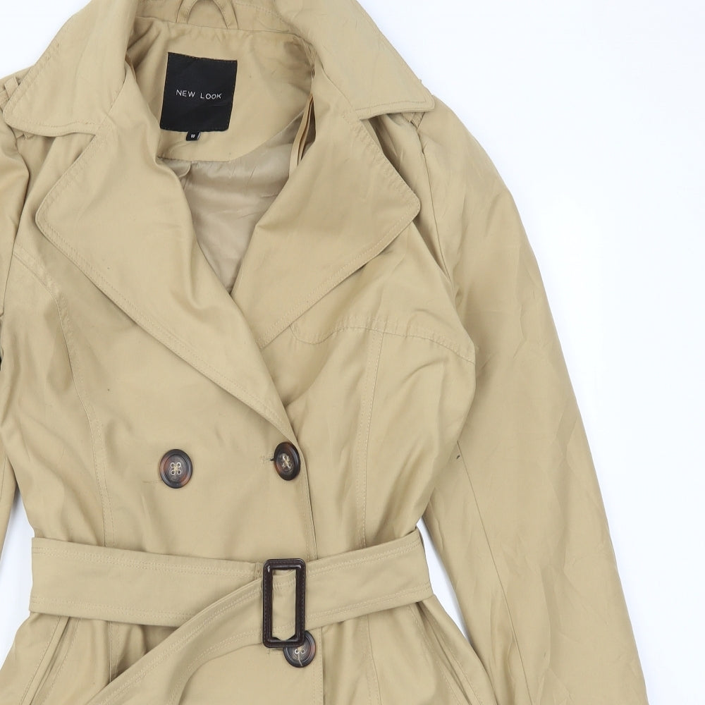 New Look Womens Beige   Trench Coat Coat Size 10