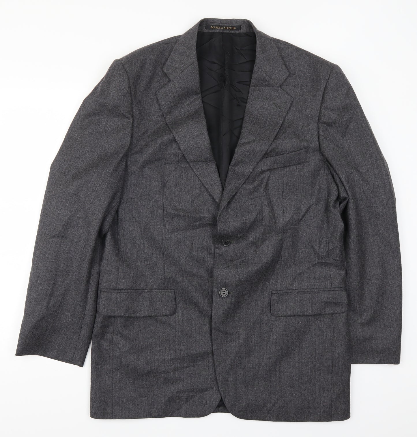 Marks and Spencer Mens Grey   Jacket Suit Jacket Size 42