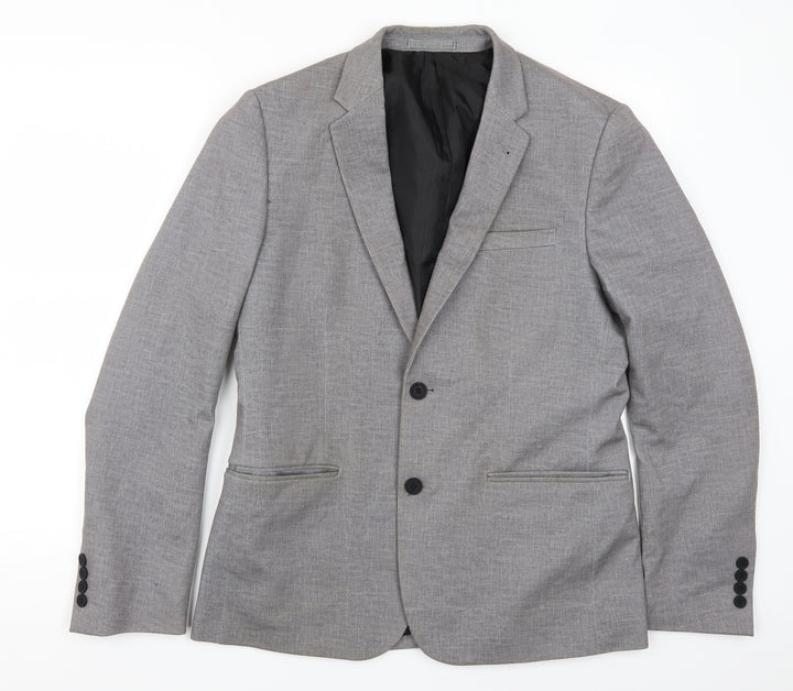 New Look Mens Grey   Jacket Suit Jacket Size 40