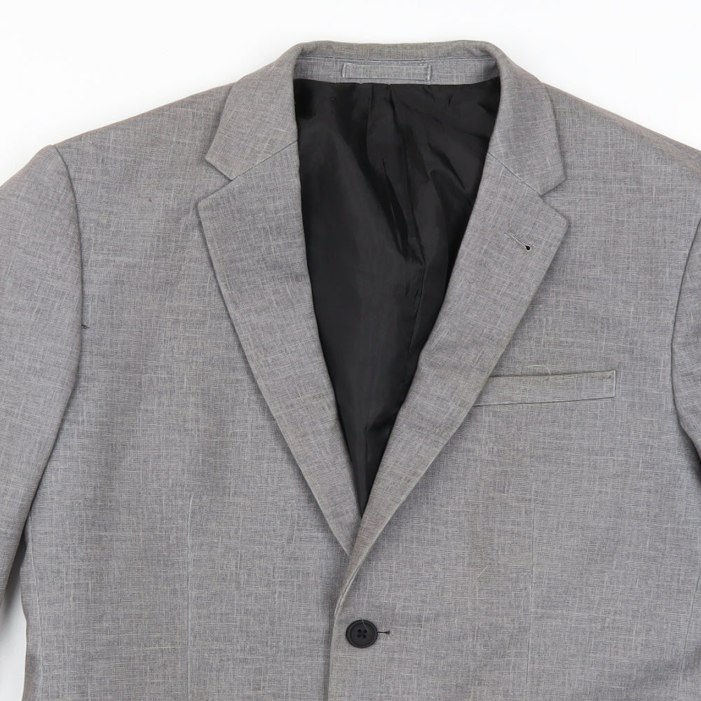New Look Mens Grey   Jacket Suit Jacket Size 40