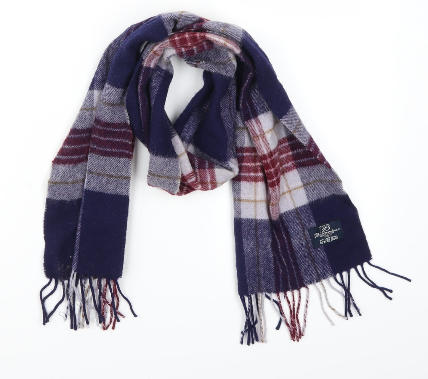 Ballantrae Womens Purple Check   Scarf