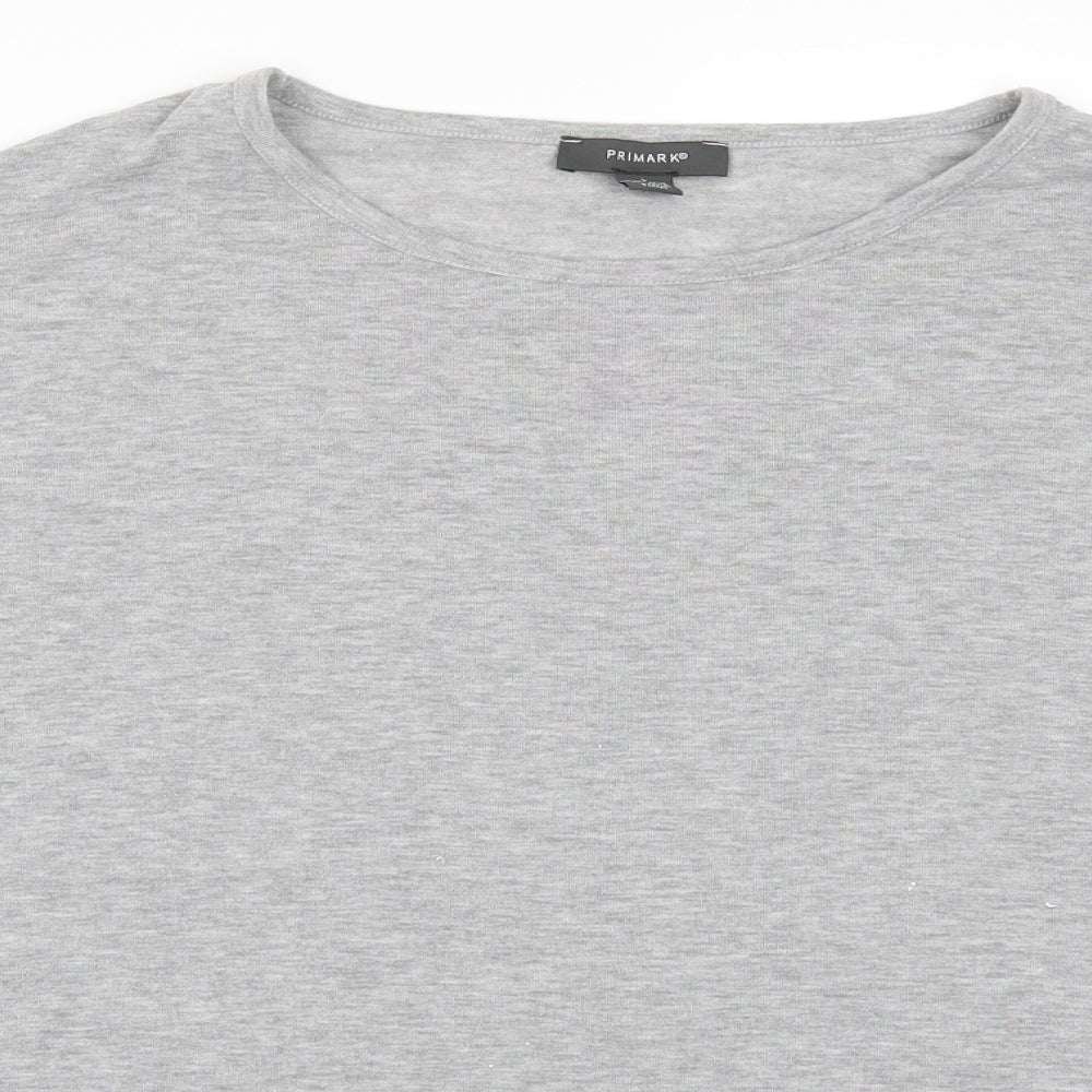 Primark Womens Grey   Basic T-Shirt Size 14