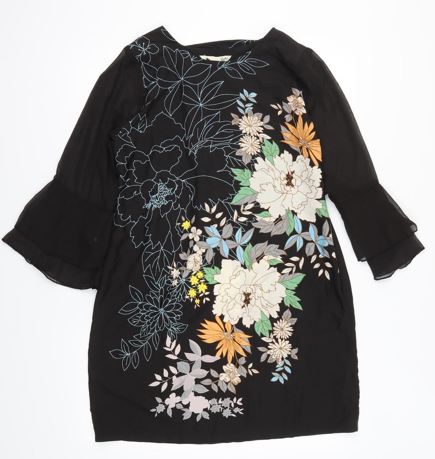 Yumi Womens Multicoloured Floral  Mini  Size 12