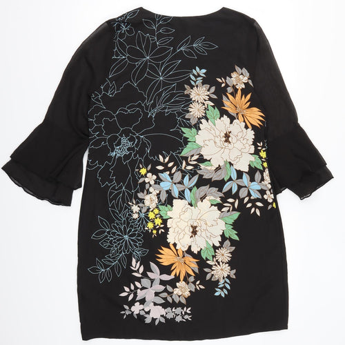 Yumi Womens Multicoloured Floral  Mini  Size 12