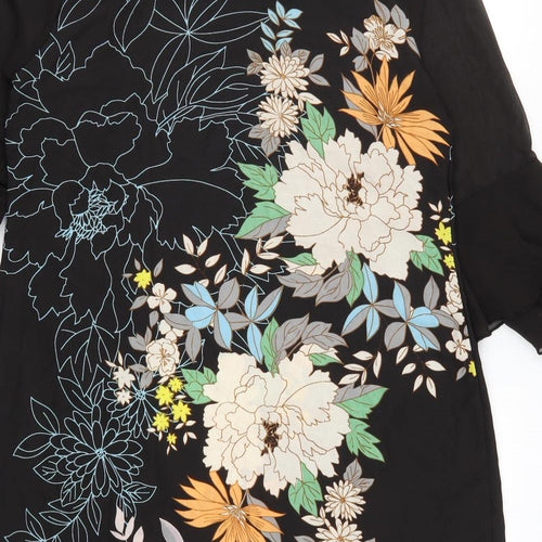 Yumi Womens Multicoloured Floral  Mini  Size 12