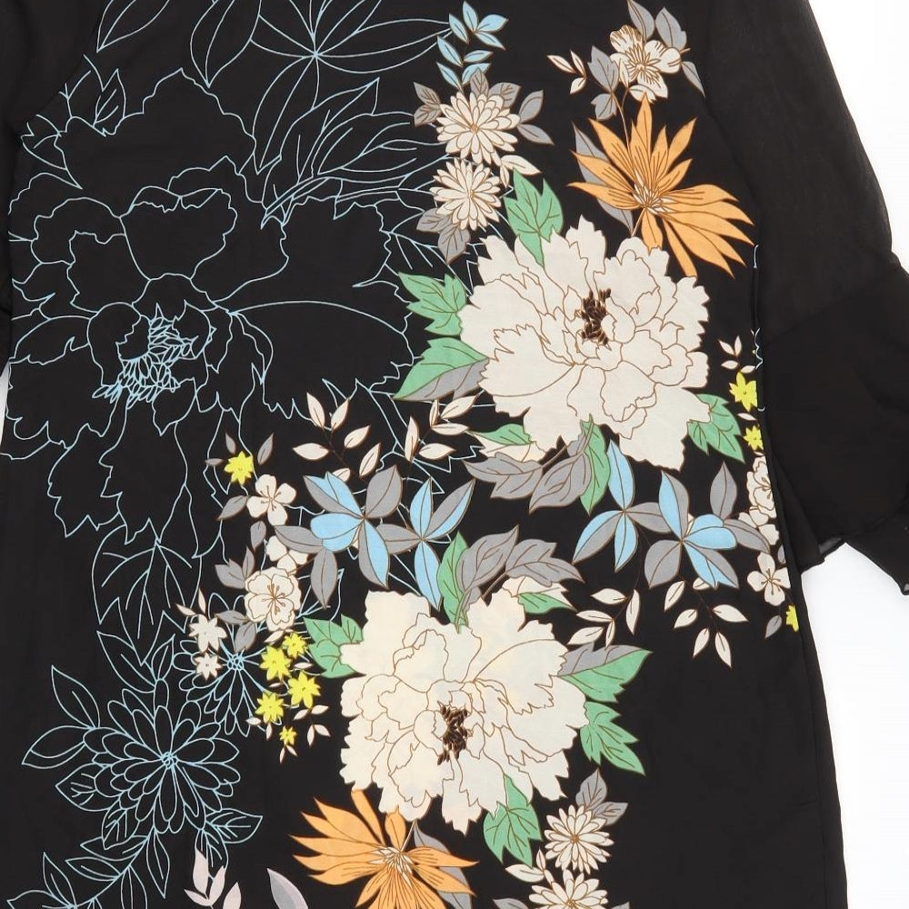 Yumi Womens Multicoloured Floral  Mini  Size 12