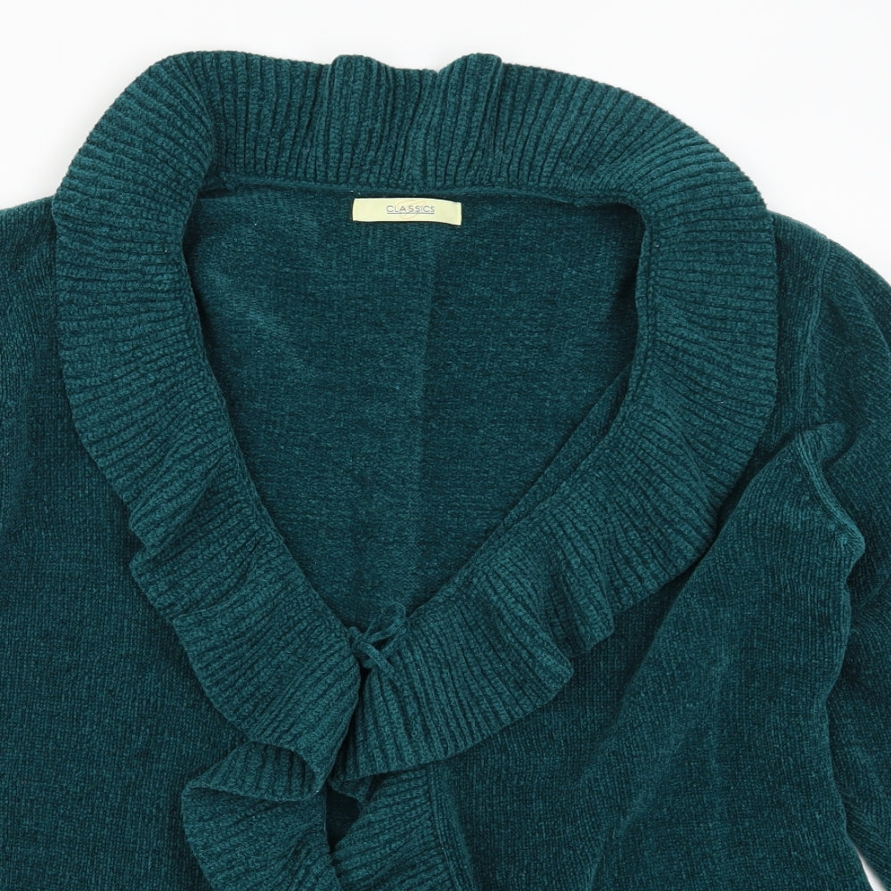 Classics Womens Blue   Cardigan Jumper Size 24