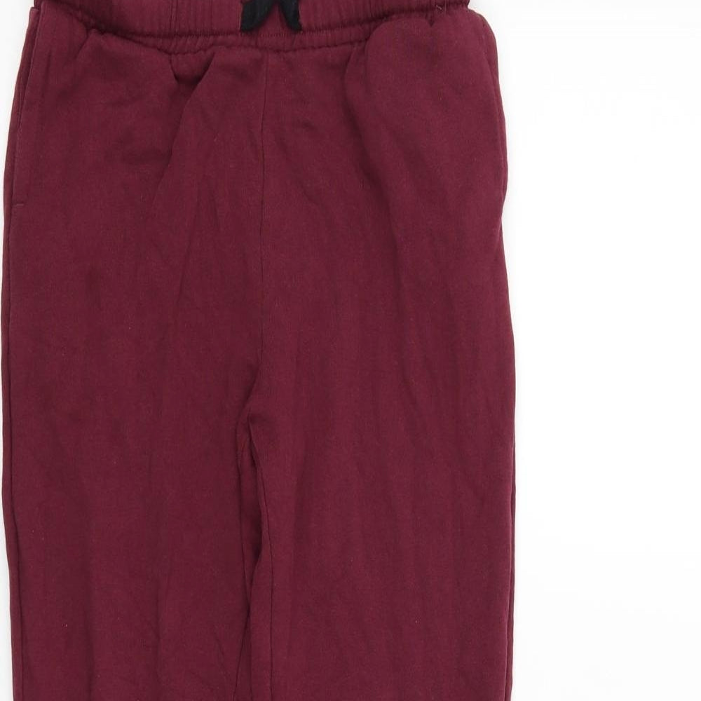 URBAN BOYS Boys Purple   Jogger Trousers Size 9 Years