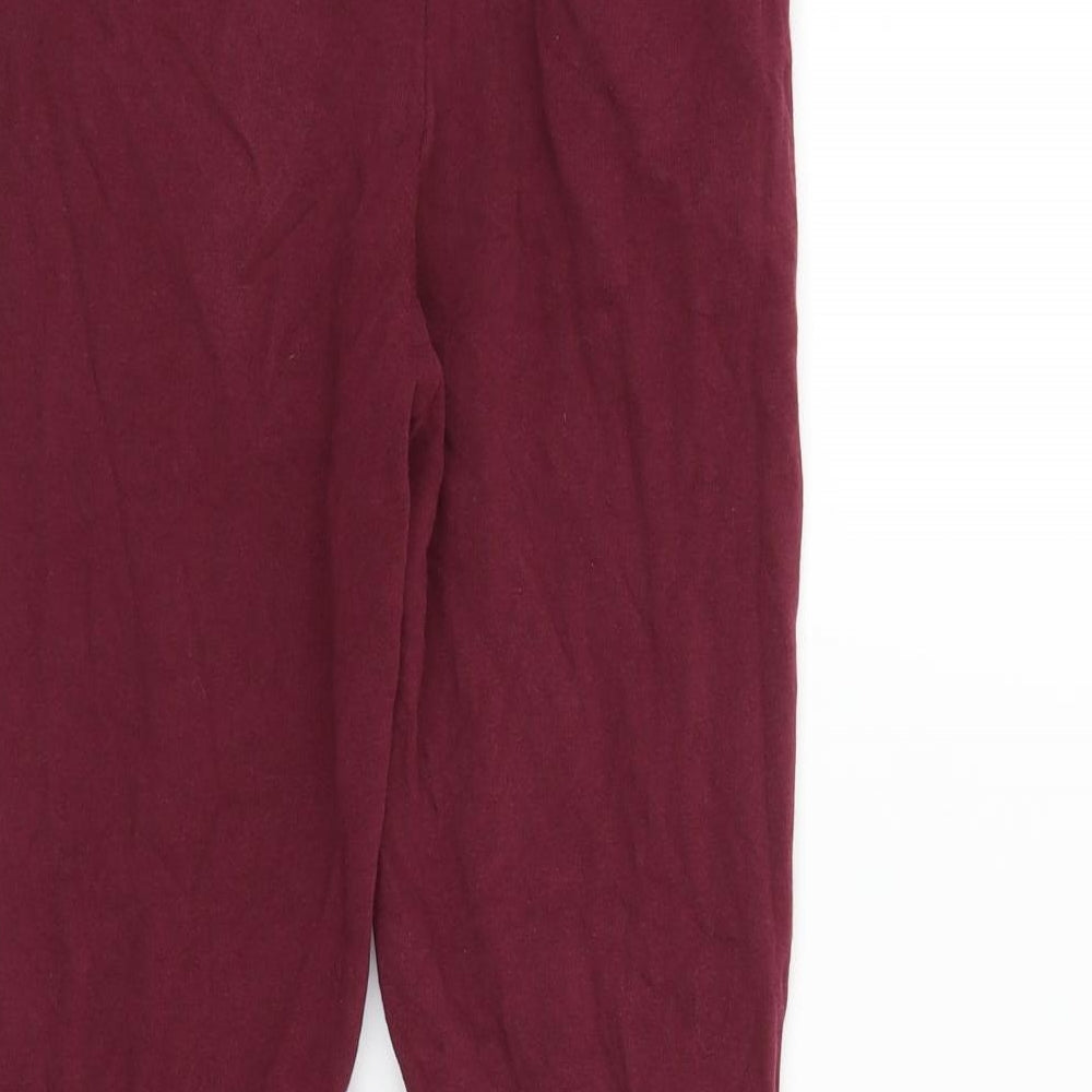URBAN BOYS Boys Purple   Jogger Trousers Size 9 Years