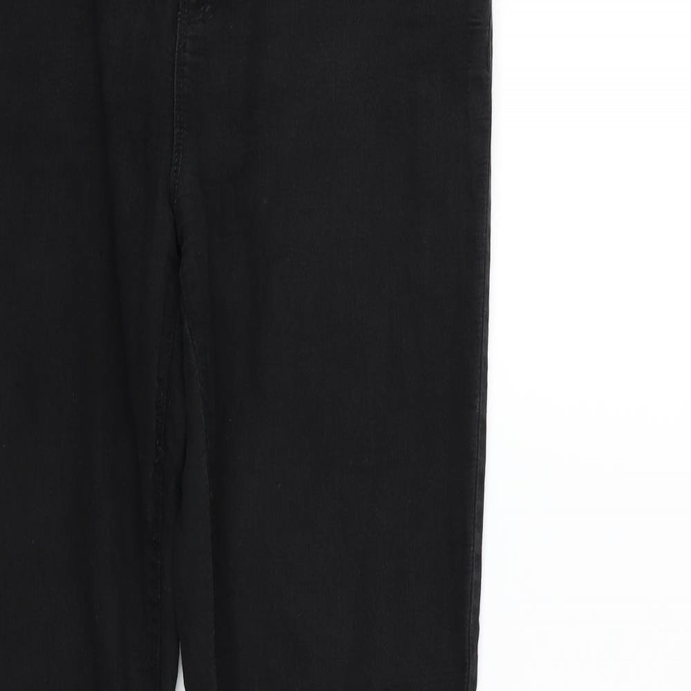 deniem  Womens Black   Straight Jeans Size 14 L31 in