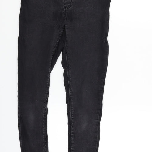 Topshop Womens Black   Skinny Jeans Size 8 L28 in