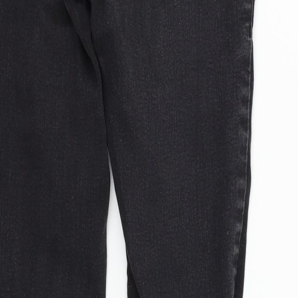 Topshop Womens Black   Skinny Jeans Size 8 L28 in