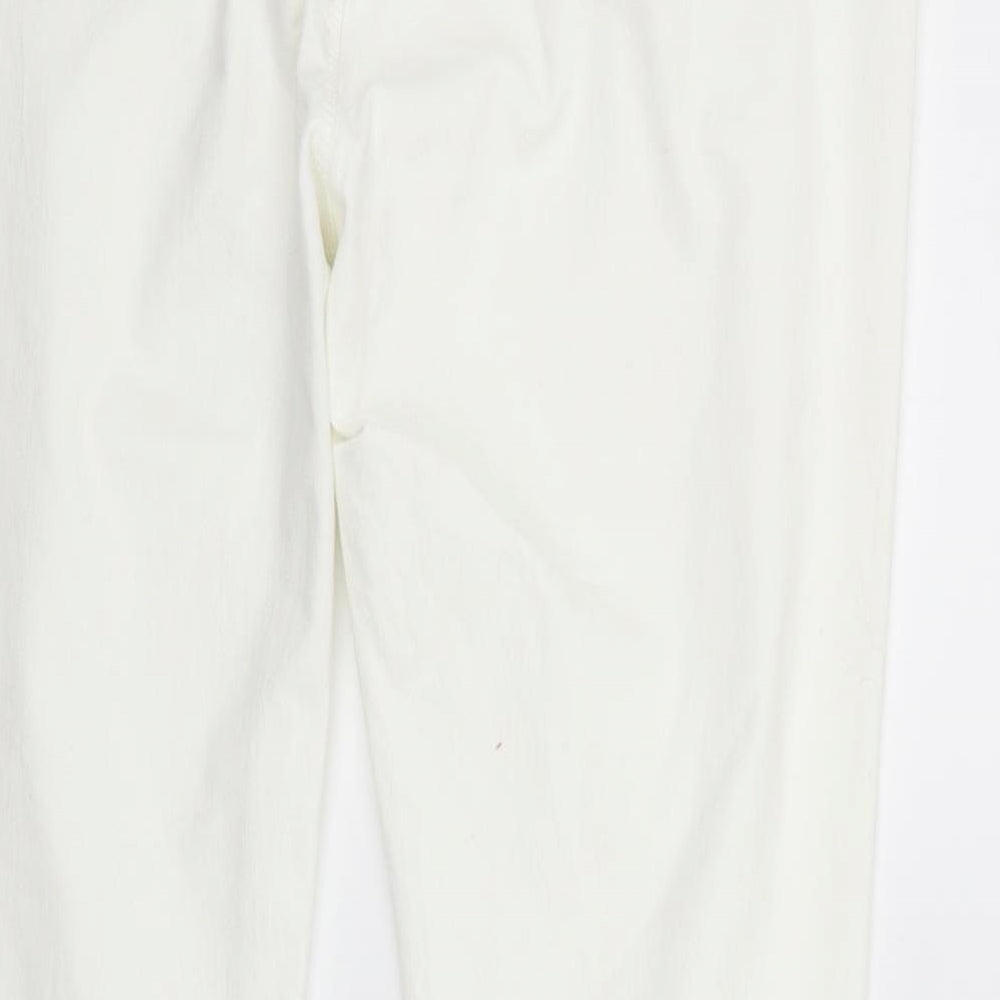 Dorothy Perkins Womens White   Trousers  Size 18 L27 in