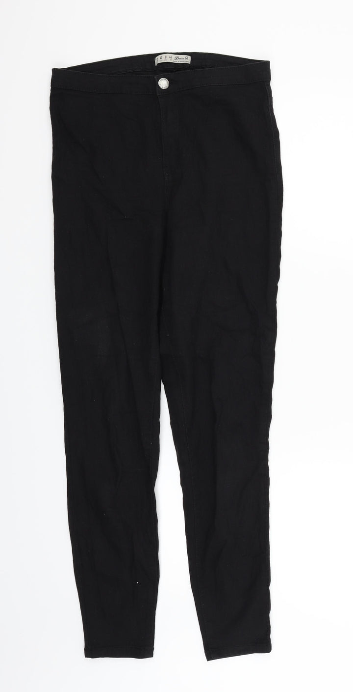 deniem & co Womens Black   Skinny Jeans Size 12 L27 in
