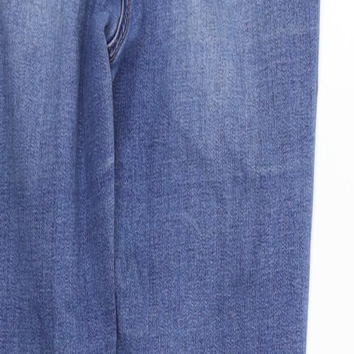 /denim Womens Blue Houndstooth  Skinny Jeans Size 10 L30 in