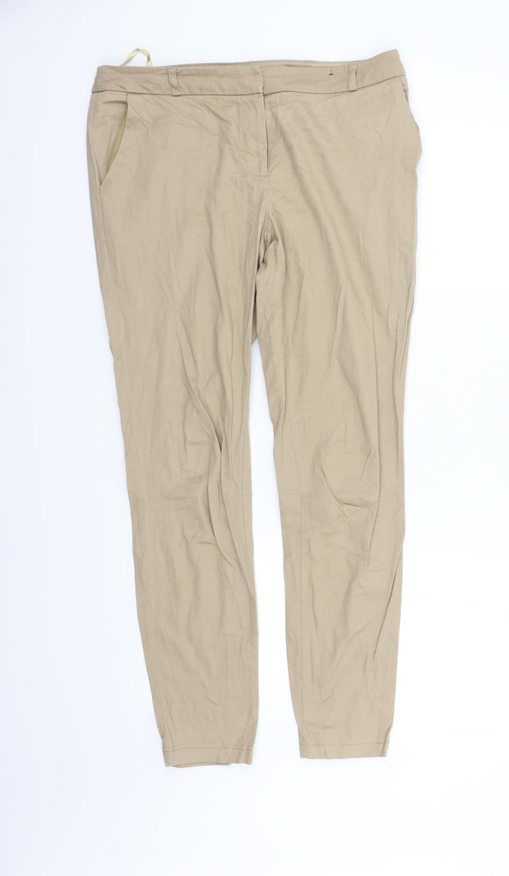 Atmosphere Womens Beige   Trousers  Size 12 L25 in