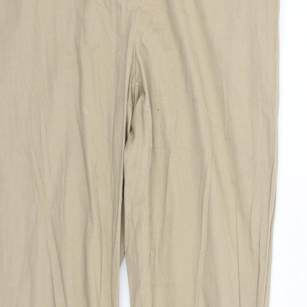 Atmosphere Womens Beige   Trousers  Size 12 L25 in