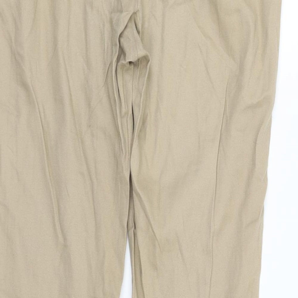 Atmosphere Womens Beige   Trousers  Size 12 L25 in
