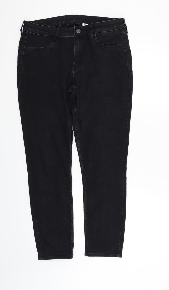 &DENIM Womens Black   Straight Jeans Size 32 in L27 in