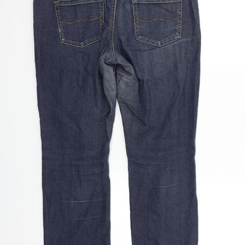 George Womens Blue   Trousers  Size 14 L25 in