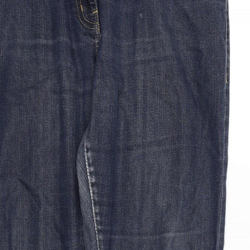 George Womens Blue   Trousers  Size 14 L25 in
