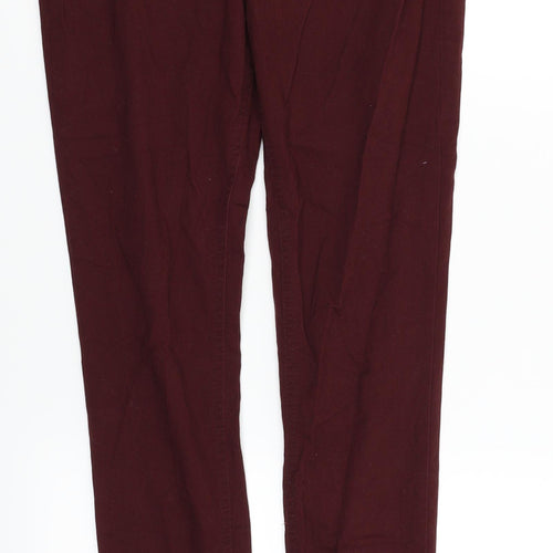deniem & co Womens Purple   Straight Jeans Size 10 L29 in