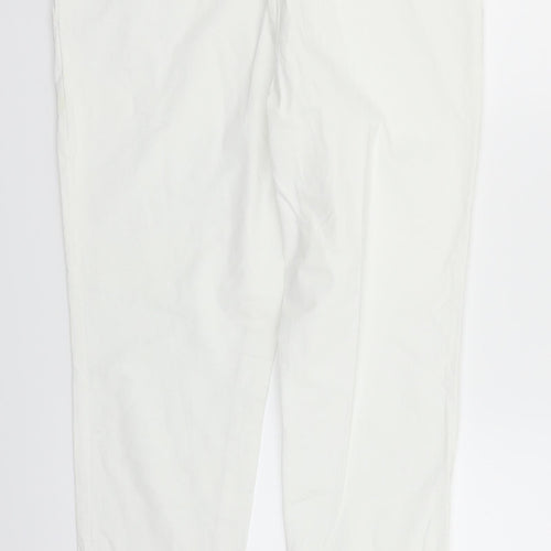 George Womens White   Trousers  Size 14 L24 in