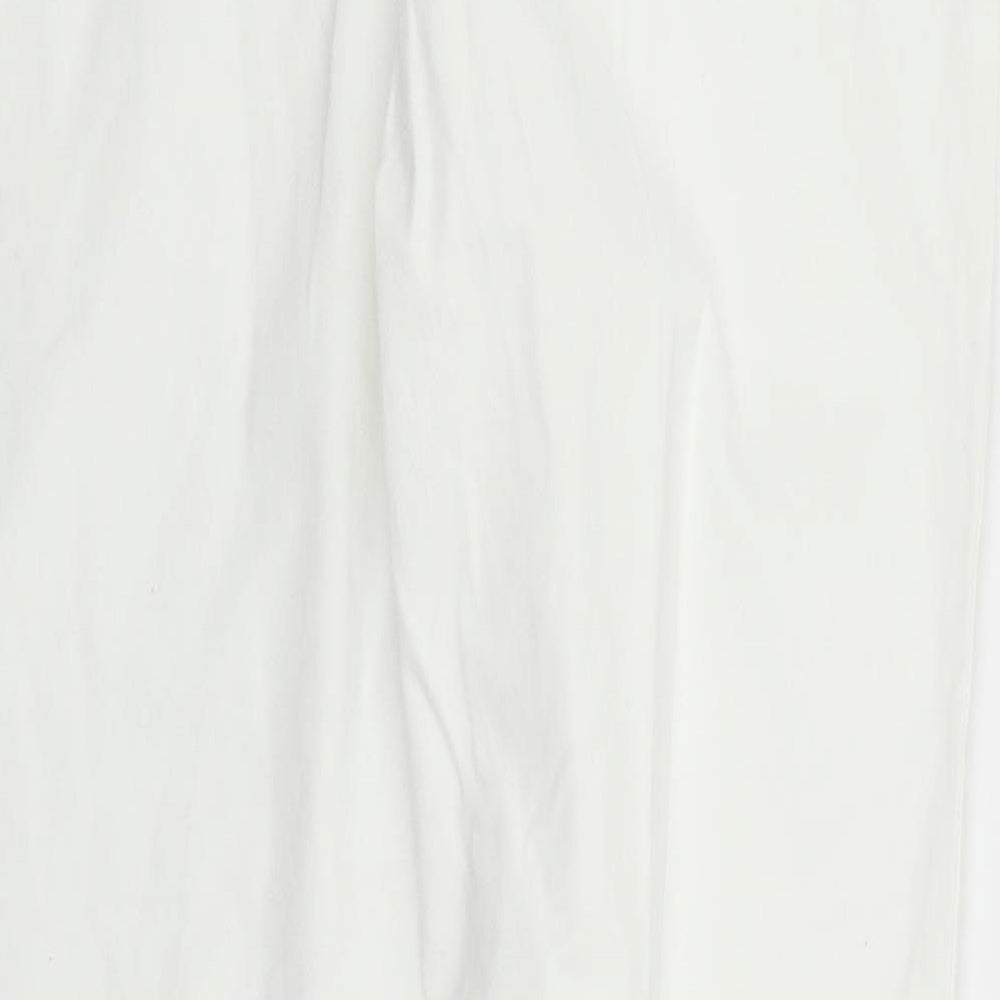 George Womens White   Trousers  Size 14 L24 in