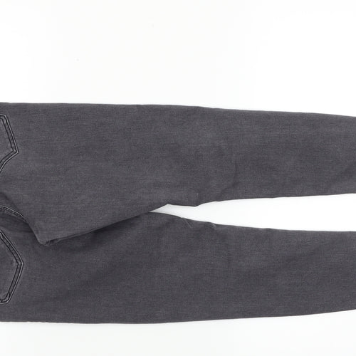 Topshop Womens Green   Straight Jeans Size S L30 in