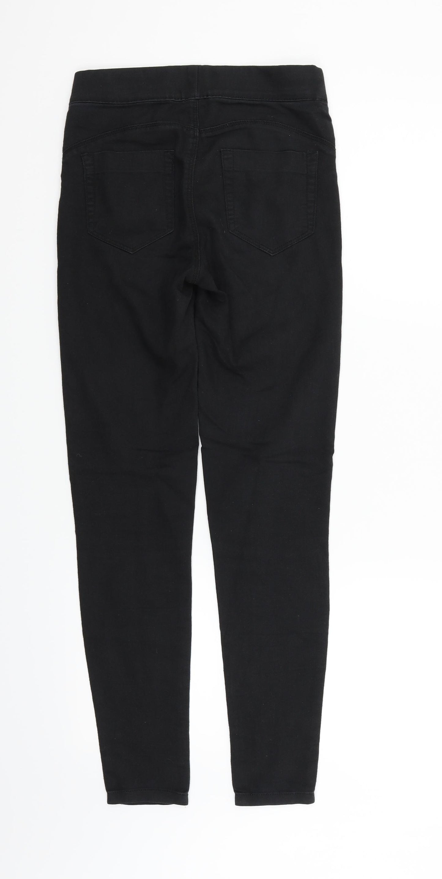 deniem & co Womens Black   Trousers  Size 6 L27 in